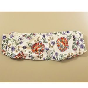 Floral Bandeau Bikini Top